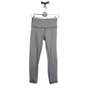🔴 3/$45 Lululemon Athletica 6 Wonder Under Heathered Herringbone Legging 6